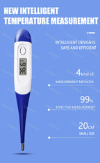 Thermometer for Adults, Soft Head Digital Oral Thermometer for Fever, Basal Thermometer with 15 Seconds Fast Reading