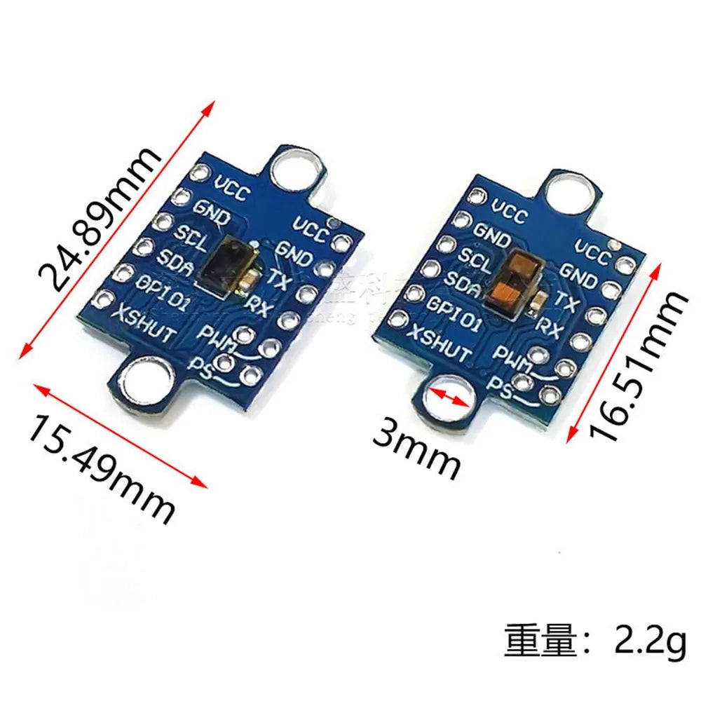 GY-53 VL53L0X VL53L1X Sensor Module Laser ToF Time-Of-Flight Variable Distance Sensor GY 53 Serial Port PWM Output VL53L1X