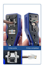 RJ45 UTP Crimper Network Tools Ethernet Cable Stripper Through-hole Connector CAT5/6/7/8 Pliers Pressing Wire Clamp Tongs Clip