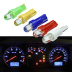 10pcs T5 B8.5d LED Car Interior Lights Instrument Panels Bulbs Low Power 5050 SMD Automobile Dashboard Switch Lamp 12V Luces
