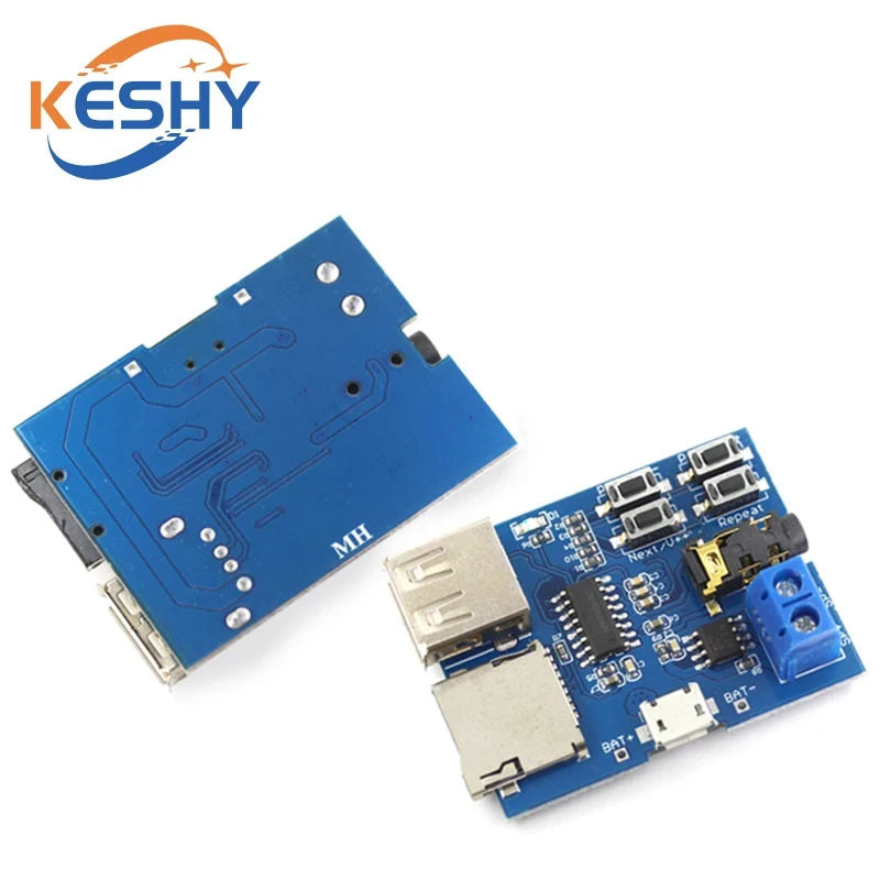 Voice Sound Playback Module Arduino MP3 Player Module UART I/O Trigger Class D Amplifier Board 5W 8M Storage DY-SV8F SD/TF Card