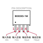 GREATZT 1/5Pcs B0505S-1W 5V to 5V converter DC DC power module converter 1000VDC Isolation
