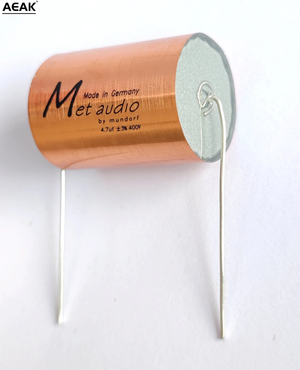 Golden high-quality metallized film power amplifier frequency divider audio capacitor stepless 0.22-22uf MKP capacitor