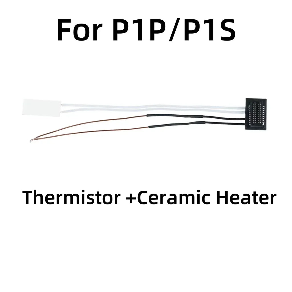 For Bambu lab P1S P1P Thermistor bamboo lab 24v 65w Caremic Heater Temperature Sensor 350℃ For bambulab Hotend Update parts