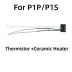 For Bambu lab P1S P1P Thermistor bamboo lab 24v 65w Caremic Heater Temperature Sensor 350℃ For bambulab Hotend Update parts
