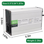 16.8V 10A Charger 4S 14.8V Li-ion Lipo Battery Pack Charger With Cooling Fan Smart Charge Auto-Stop
