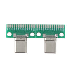 2pcs USB 3.1 Connector Module Type-C Adapter Plate PCB Board Male Head Convertor USB3.1 Transfer Test Board