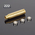 12GA 20GA .308 .223 5.45x39 7.62x39 9x19mm.338 Gauge Red Laser Bore Sighter Training Bullet Boresighter CAL Cartridge Caliber