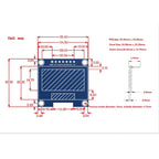 1/5pcs 1.3" 1.3 inch IIC I2C Serial 128x64 SSH1106 Digital OLED LCD Led Display White Blue Module For Arduino 12864 LCD Screen B