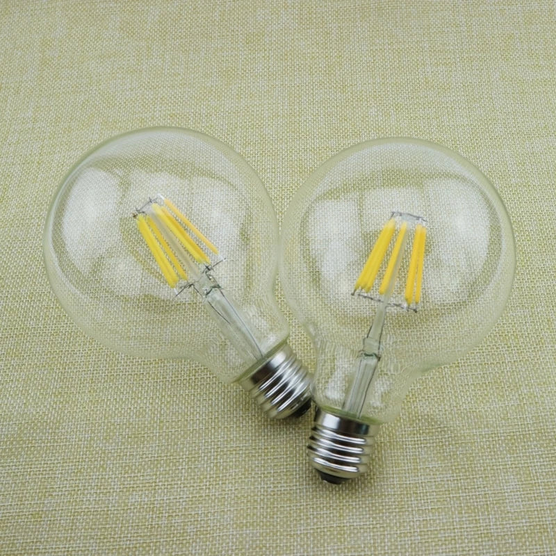 1-4pcs G80 G95 G120 LED Bulb E27 2W 4W 6W 8W AC 220V Energy Saving Global Light Lampada Ampoule Lamp Retro Edison Filament Bulbs