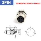 M8 waterproof connector - 3P4P male female M8 waterproof aviation plug socket sensor cable connector