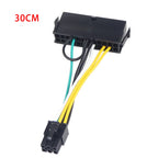 24Pin to 6Pin Power Supply Cable Cord 24p to 6p 18AWG Wire for Lenovo for DELL for Acer 3050 6 PIN Motherboard Adapter Cable