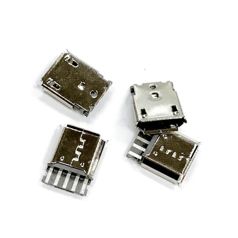 240Pcs 24 Models Micro USB Connector Socket Jack MP3/4/5 Moblie Phone And Mobile Power Ban Assorted Kit SMD DIP Socket Set