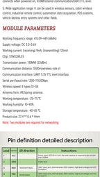 New HC-15 LORA wireless serial communication module for 433MHZ data transmission serial communication UART interface