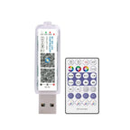 Addressable Led Music Controller Comes with MIC pickup Adjust Brightness RGB Light Controler 5V Mini Bluetooth APP Controller