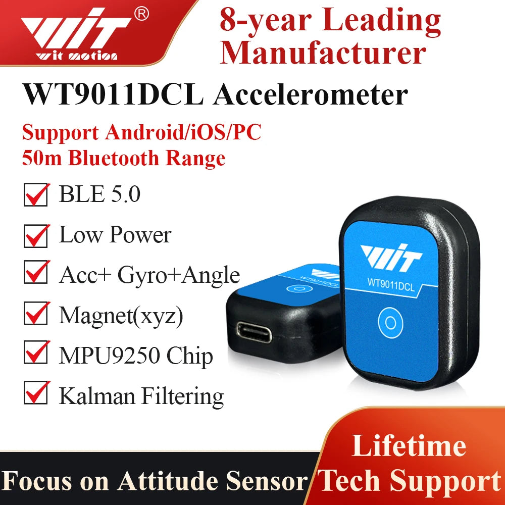 HWT101CT Z-Axis Crystal Inclinometer, MEMS Tilt Angle Sensor , Built-in Highly-Integrated Crystal Gyroscope