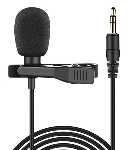 Clearance_MC01 Portable 1.5m Wired Mini Microphone Type C For Phone PC Laptop Metal Clip-on Lavalier USB mic 3.5mm Condenser Mic