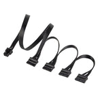 Modular Power Cable for Gigabyte UD750GM, UD850GM, UD1000GM, GPU PCI-E 8Pin 6+2Pin, CPU 4+4Pin, SATA, Molex IDE 4Pin, ATX 24Pin