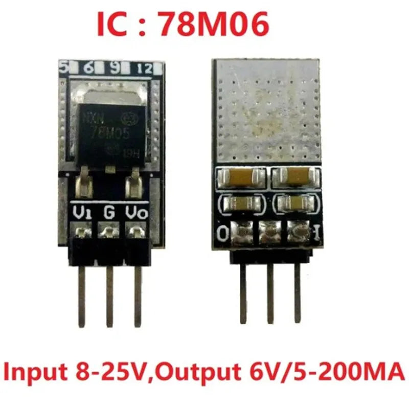 2pcs 78m05 7806 l7809 lm7812 three-terminal positive regulator ldo module 7-30v to 5v 6v 9v 12v