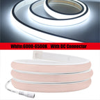 12V 24V 320Leds/M COB Neon Strip Waterproof 3000K 4000K 6000K Home Decor High Brighter Flexible Ribbon Rope LED Light 0.5M-20M