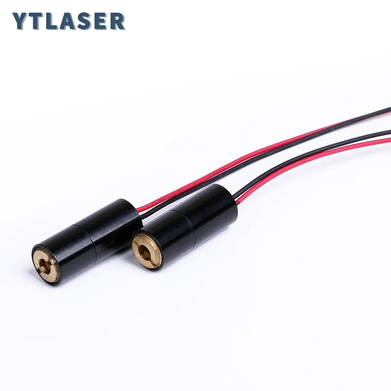 D8mm Focusable Locator 635nm 650nm 670nm 685nm Red Dot Laser 1mW 5mW 10mW Laser Diode Module Industrial Grade ACC Driver