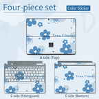 Color Printing Pattern Sticker  For Microsoft Surface Pro 7/6/5/4/3 9/8X Go 2 Back Cover Body Decal Skin Protector keyboard 10