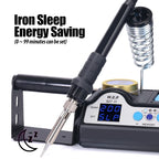 WEP 927 Clips Tin Soldering Iron with Optional Magnifier Lamp Digital Display Electric Soldering iron Kit Set Soldering Station