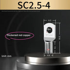 5Pcs-10Pcs Sc Type Cable End Terminal Sc1.5 Sc4 Sc6 Sc10 Sc16 Sc25S Sc50 Sc70 C95 Sc120 Sc150, Bare Copper Battery Block Terminals
