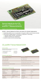 SCD30 Air Quality Sensors Module for CO2 and RH/T Measurements I2C Modbus PWM