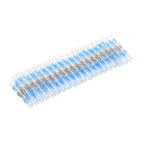 500/1000PCS Waterproof Solder Seal Sleeve Splice Terminal Tinned Copper Heat Shrink Electrical Wire Butt Connector AWG16-14 Blue