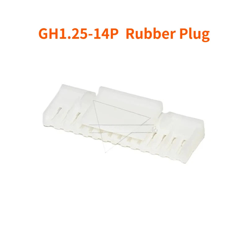 100PCS   GH1.25 Locking Connector with Buckle  2 3 4 5 6 8p Horizontal/vertical Mounting  Rubber Shell  Terminal
