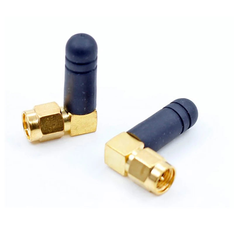 NEW SALE 2PCS Mini Rubber 3dBi 2.4ghz WIFI Antenna SMA Male Router Bluetooth Antennas