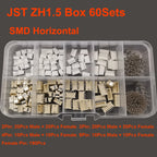 19 Type JST Box SH1.0/MX1.25/PH2.0/XH2.54/VH3.96/SM2.54/SYP Pitch Connector Terminal Kit  SMD/Straight/Right Angle Type DIY
