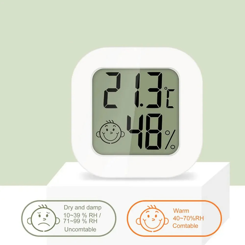 1/2pc LCD Digital Thermometer Hygrometer Indoor Room Electronic Temperature Humidity Meter Sensor Gauge Weather Station For Home