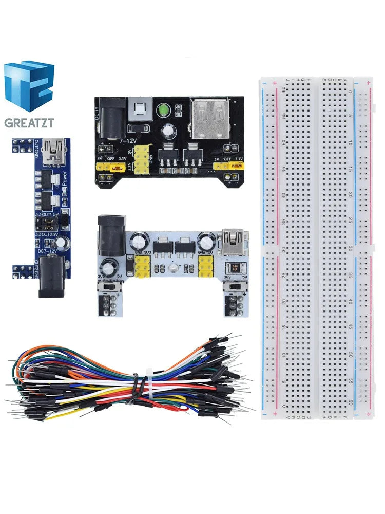 MB-102 MB102 SYB-170 Breadboard 400 830 Point Solderless Bread Board Test Develop For Dupont line DIY for arduino laboratory