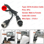 1Pcs GX16 2 3 4 5 6 7 8 10 Pin Male to Female Extension Cable GX-16 Aviation Connector for CCTV Camera Security DVR 1m 2m 5m 10m
