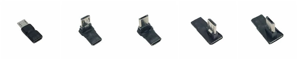 90 Degree USB Left Right Up Angled Micro 5pin Female to Micro USB Male Data Adapter to Mini USB Plug Plug Micro USB