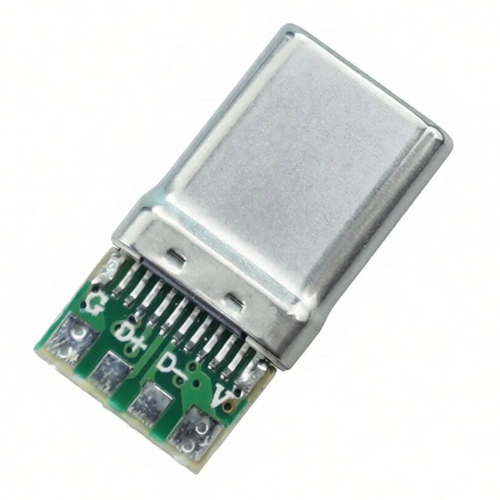 5-20PCS Type-c OTG male 4P with 5.1K resistance data power adapter 4 solder joint plug USB adapter USB C plug 4pin