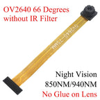 NEW OV2640 Camera Module for ESP32 CAM Camera Module 2MP 222 200 180 66 120 160 Degree 650nm 850nm Night Vision DVP 24PIN 0.5MM