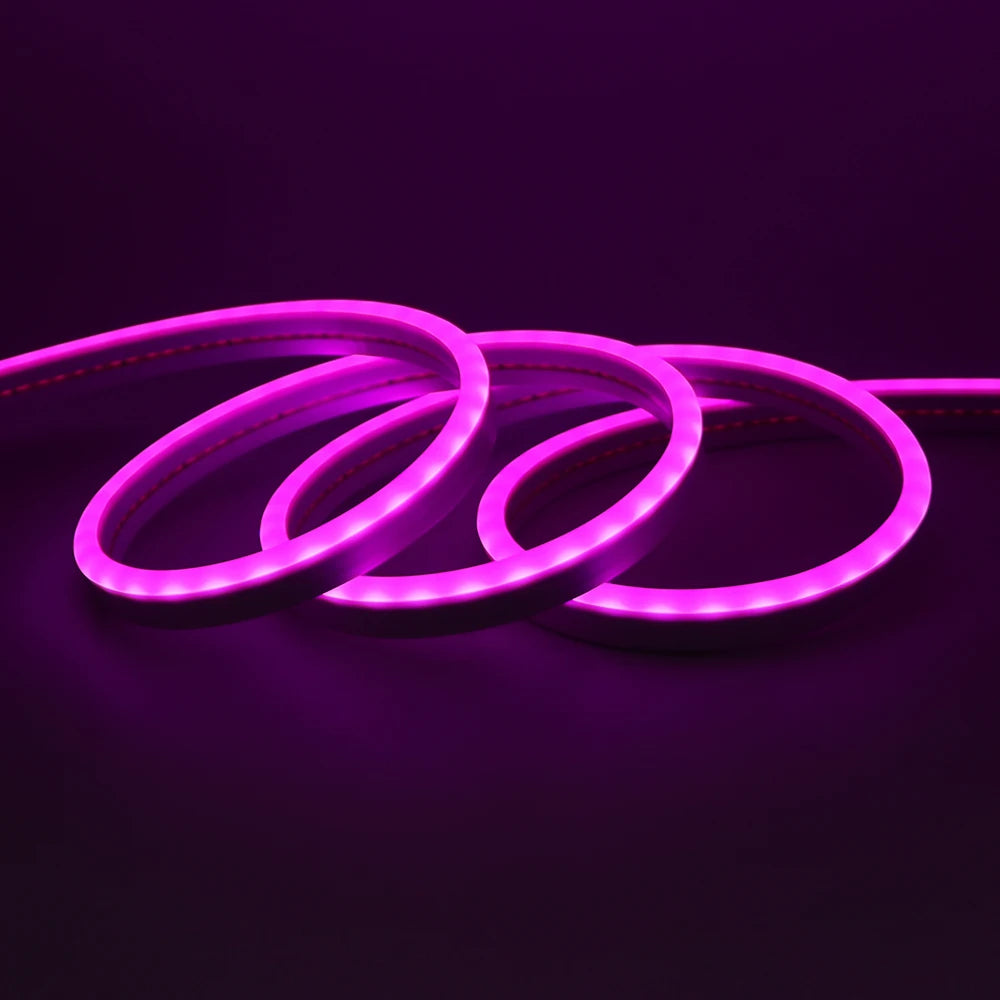 24V IP67 Waterproof Neon Strip SMD2835 1M-20M White/Blue/Pink/Yellow/Green/Orange TV BackLight Home Decor Silicon Tube LED Light