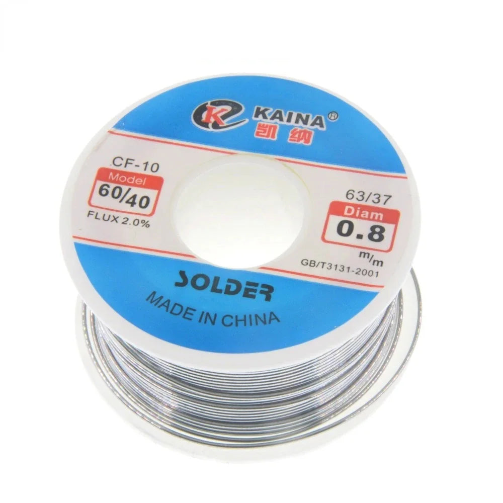 Solder Wire Tin 0.5/0.6/0.8/1.0/1.2/1.5/2.0mm Roll Clean Rosin Welding Core Soldering Wire Flux Reel Tube CF-10