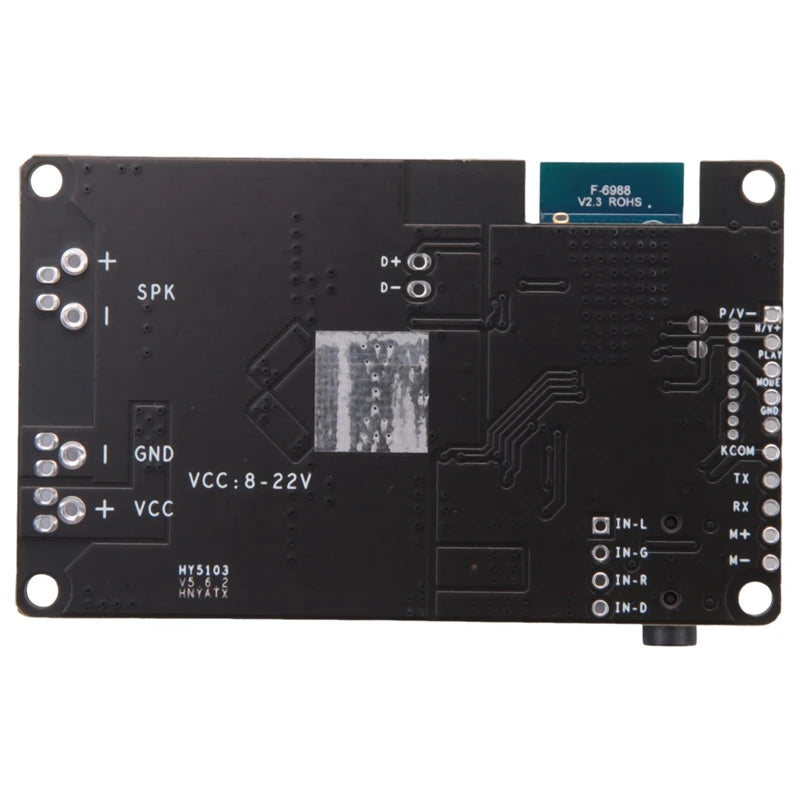 Bluetooth 5.0 Amplifier Board AUX 20W/30W Serial Port to Change Name Mono Stereo Module Amplificador (Support Call)-A22U