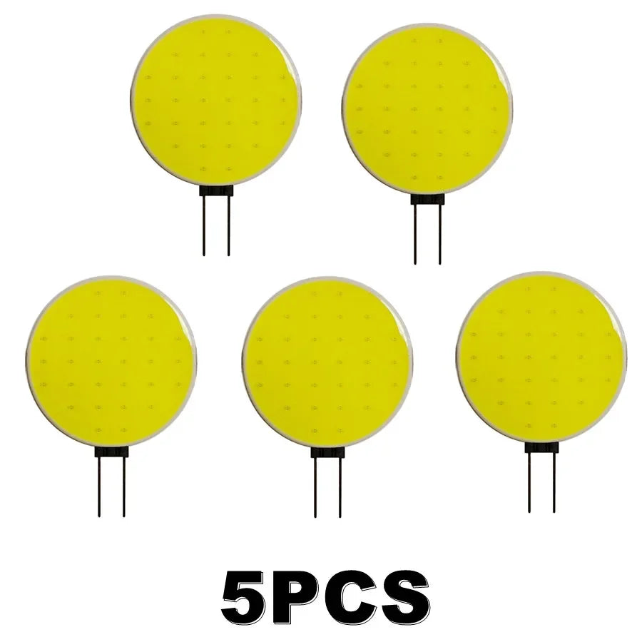 G4 LED Chip COB Bulb 5W 7W DC 12V SMD 5050 Bulb Light Cool White Warm White HeadLighting Replace Halogen Desk Wall Lamp