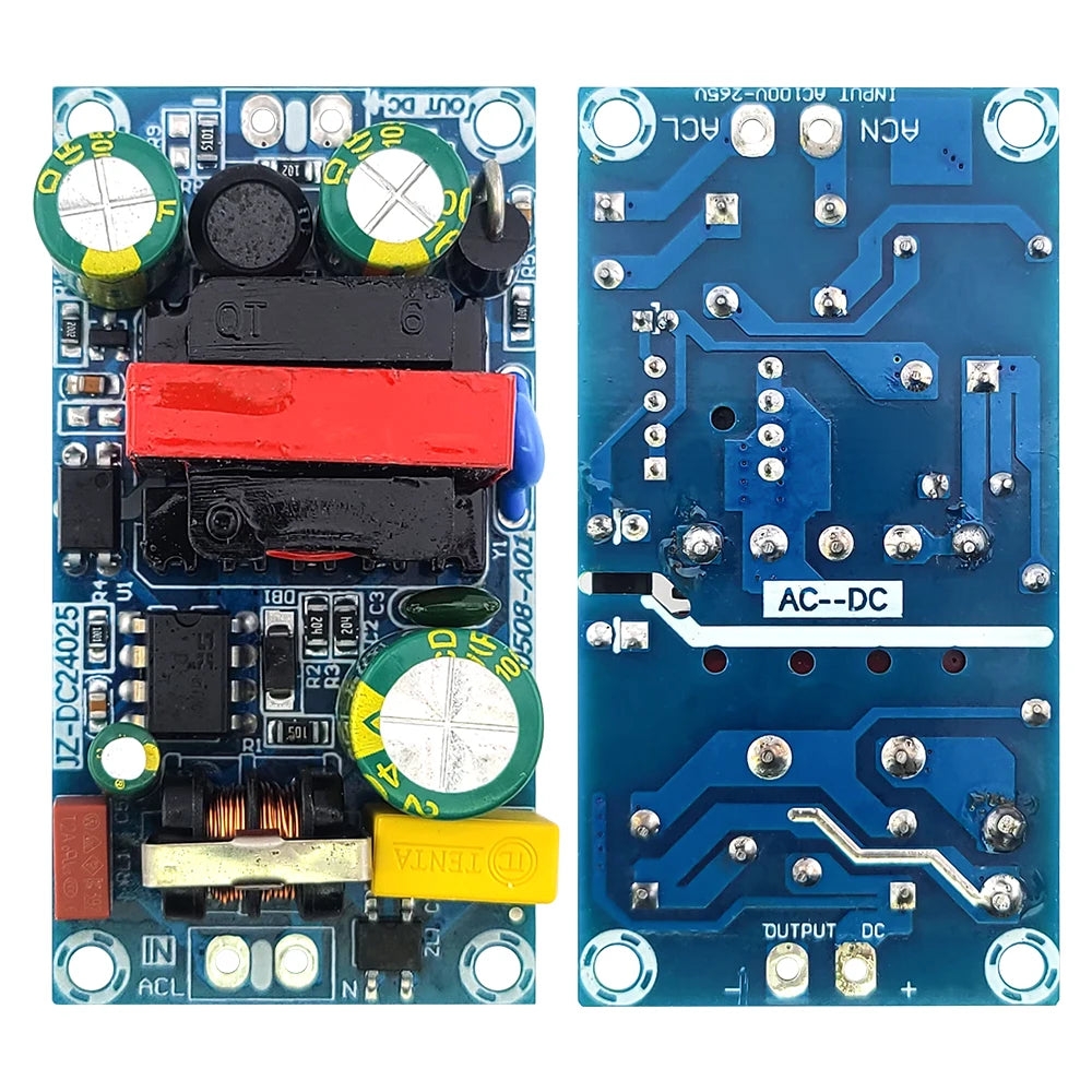 AC-DC 12V2A 24V1A Switching Power Supply Module 50Hz-60HX AC100-265V Input High Efficiency Isolated Power 24W DC 12V 2A