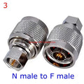 L16 N To F TV Male Female Straight Connector Adapter L16 N Male Female To F TV Male Female Imperial Coax Converter Brass Copper
