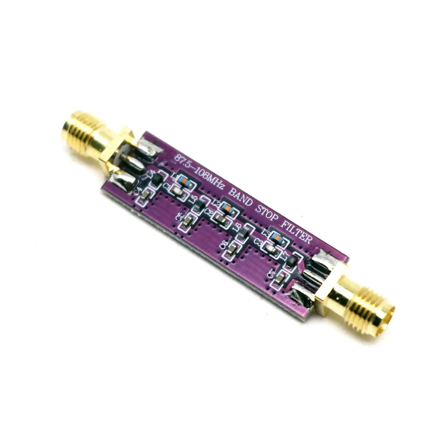 FM Broadcast Notch Filter 88-108MHz EMI Suppressor For SDR/Scanner/HAM Radio Passive Band-Stop Module RTL-SDR Anti-Interference