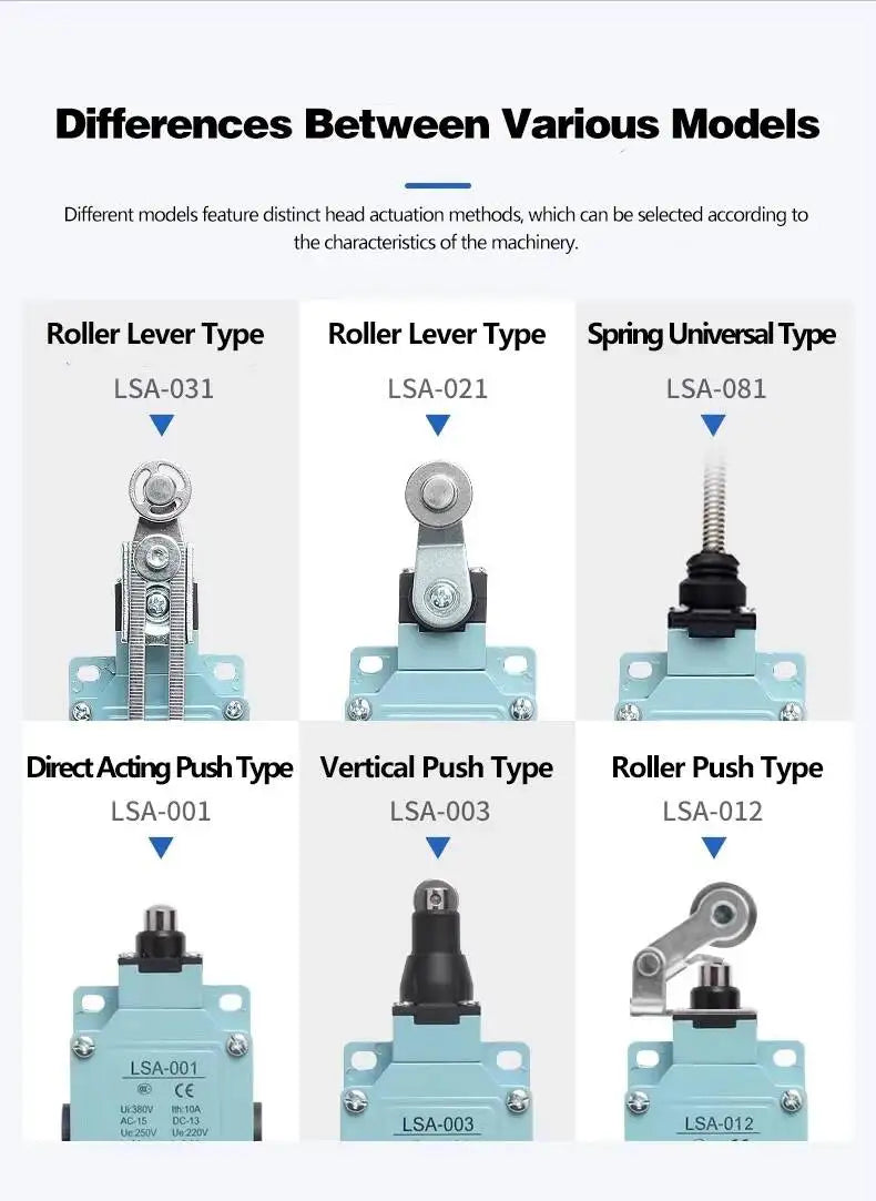 LSA Waterproof Travel Limit Switch LSA-001 LSA-003 LSA-012 LSA-021 LSA-031 LSA-061 LSA-071 LSA-081 Position Controller