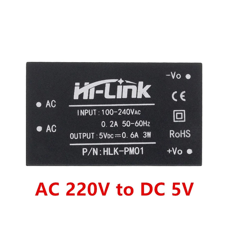 1pcs -PM01 -PM03 HLK-PM12 AC-DC 220V mini ,intelligent household switch power supply module