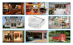 FUERS Wireless Guest Welcome Chime Alarm Door Bell PIR Motion Sensor For Shop Entry Company Security Protection Smart Doorbell