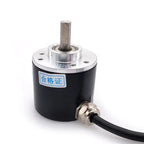 38S6G5-B-G24N Rotary Incremental Encoder AB 2 Phase Connection 50/100/200/360P/R 5-24V Solid Shaft DC Open Collector Output NPN